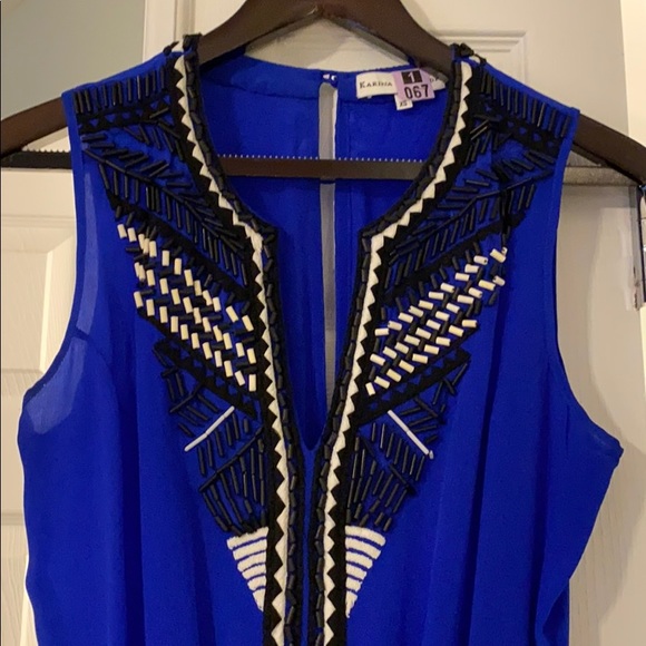 Karina Grimaldi beaded romper - Picture 2 of 5